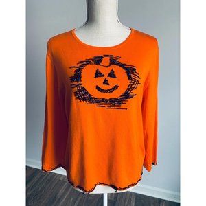 Michael Simon Event pumpkin sweater M L